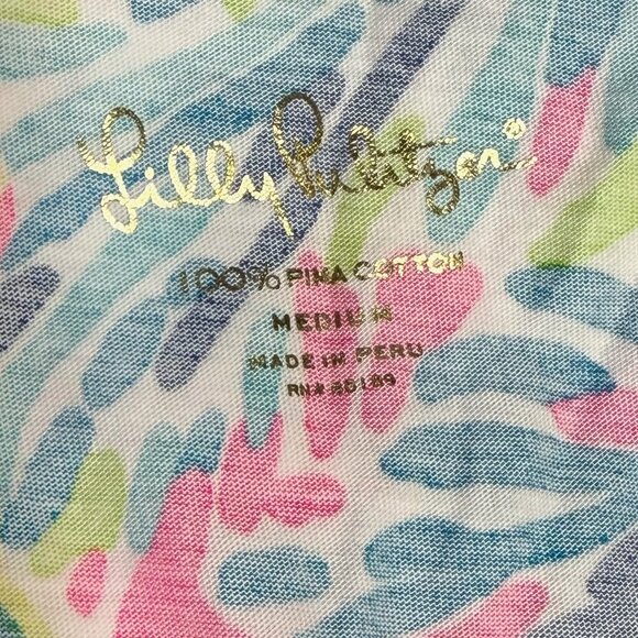 Lilly Pulitzer Rossmore Dress Palm Reader, Style 12326, Size Medium, NWOT - Picture 5 of 10